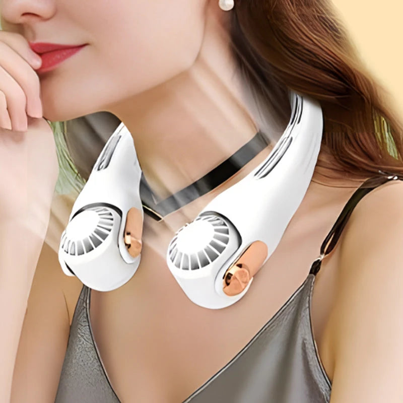 Hands-Free Wearable Neck Fan