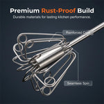 Stainless Steel Semi-Automatic Whisk