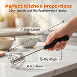 Stainless Steel Semi-Automatic Whisk