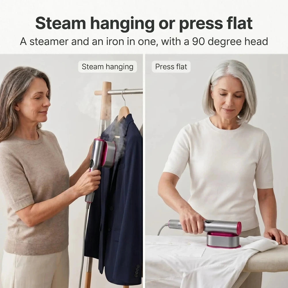 RosyIron SteamerPro 2-in-1 Steamer and Iron