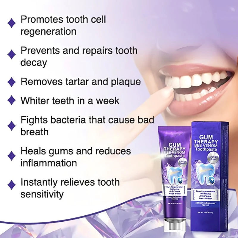 Bee Venom Toothpaste for Sensitive Gums