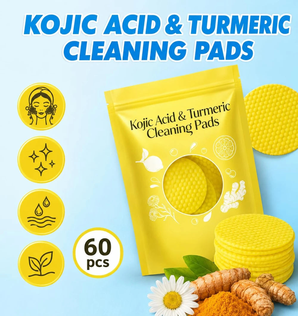 SHAYOXA Kojic Acid And Turmeric Cleansing Pads