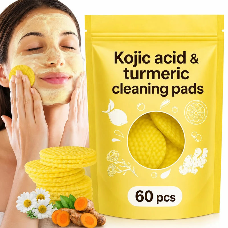 SHAYOXA Kojic Acid And Turmeric Cleansing Pads