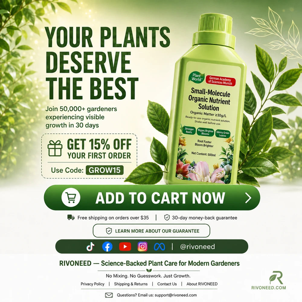 Organic Plant Nutrient Solution for Seedling Care