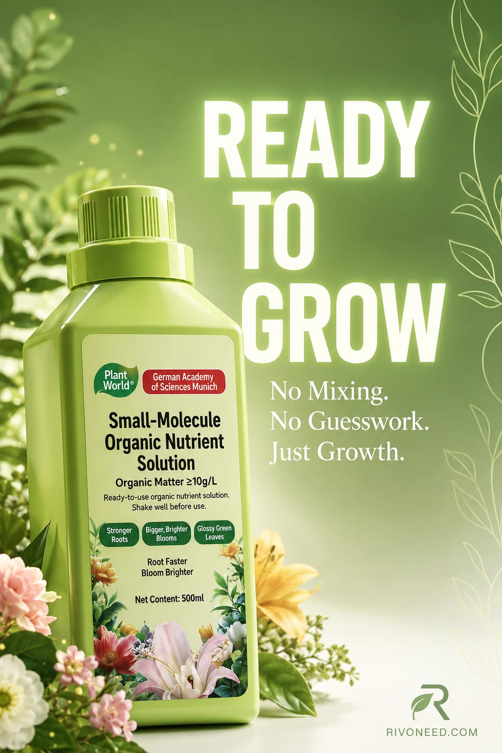 Organic Plant Nutrient Solution for Seedling Care