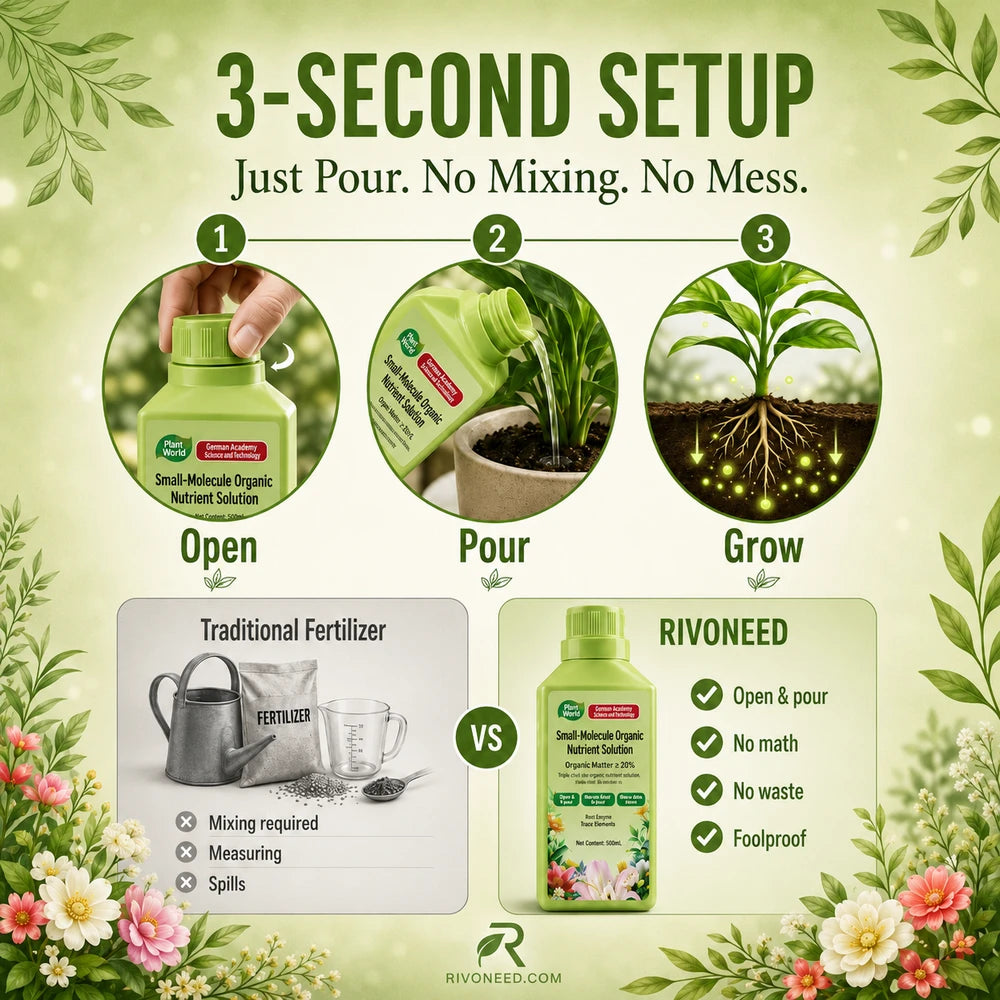 Organic Plant Nutrient Solution for Seedling Care