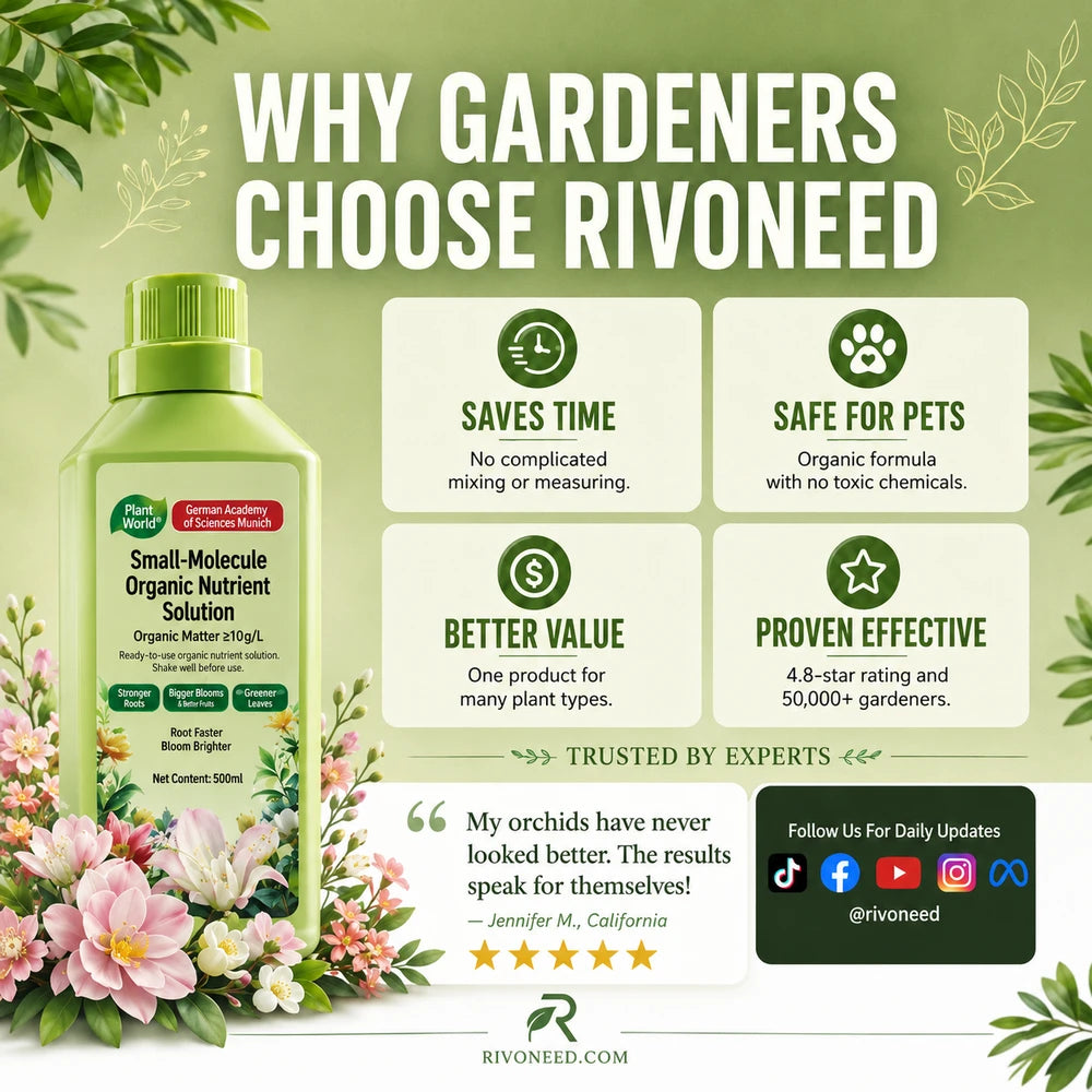 Organic Plant Nutrient Solution for Seedling Care