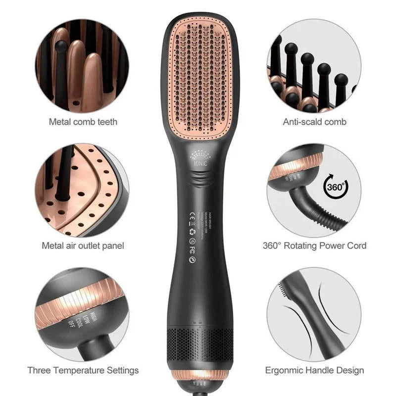Multi-Function Heated Hair Styling Brush