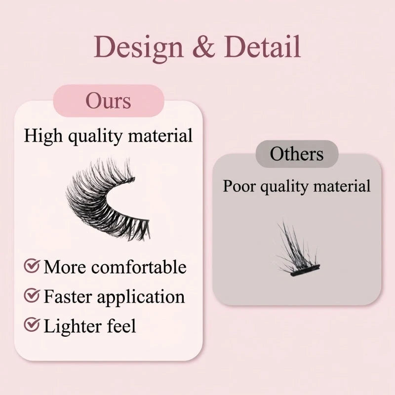 Waterproof Self Adhesive Reusable Eyelashes