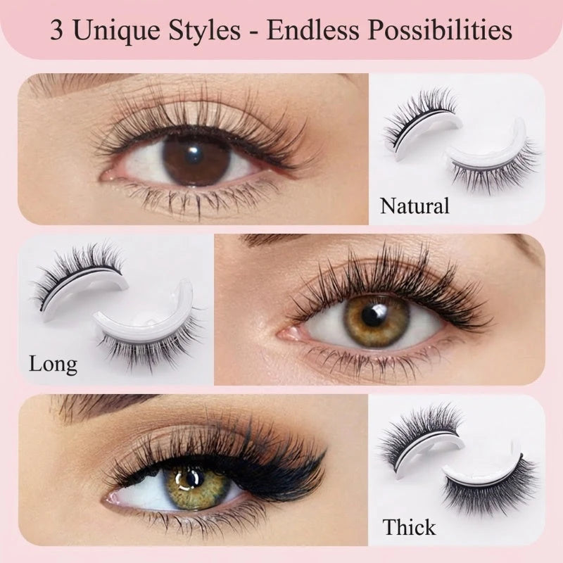Waterproof Self Adhesive Reusable Eyelashes