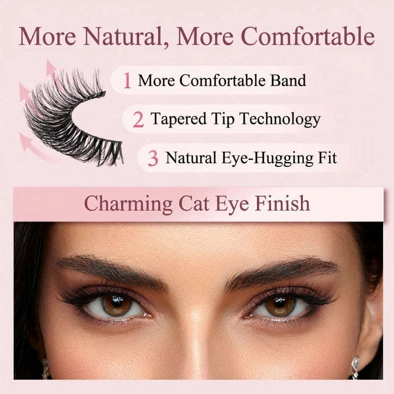 Waterproof Self Adhesive Reusable Eyelashes