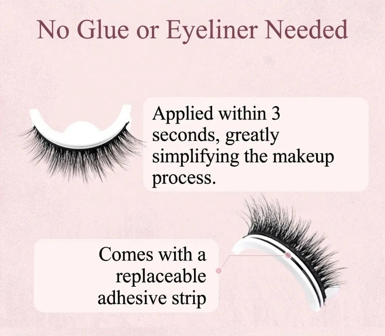 Waterproof Self Adhesive Reusable Eyelashes
