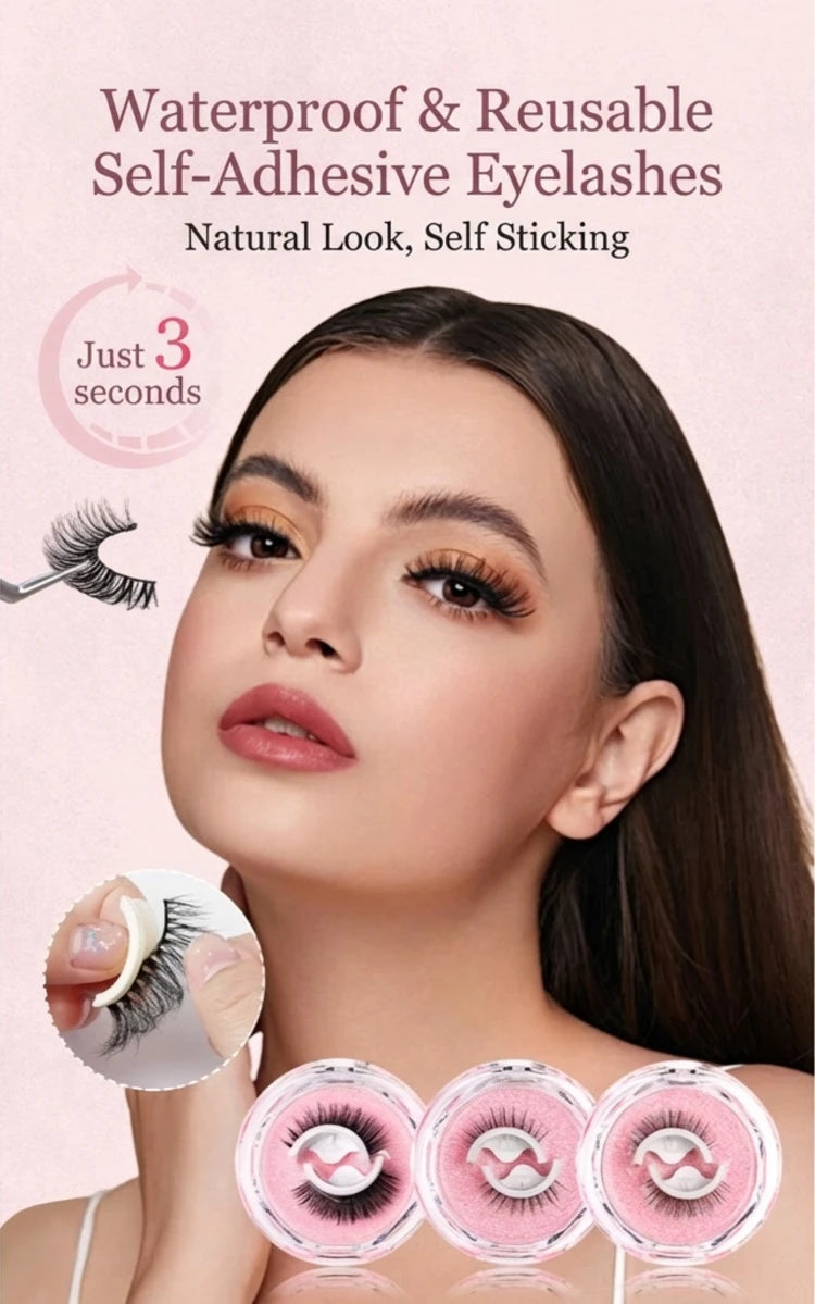 Waterproof Self Adhesive Reusable Eyelashes