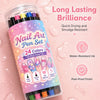 24-Color Nail Art Pen Set