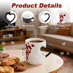 Heart-Shaped Magic Coffee Mug