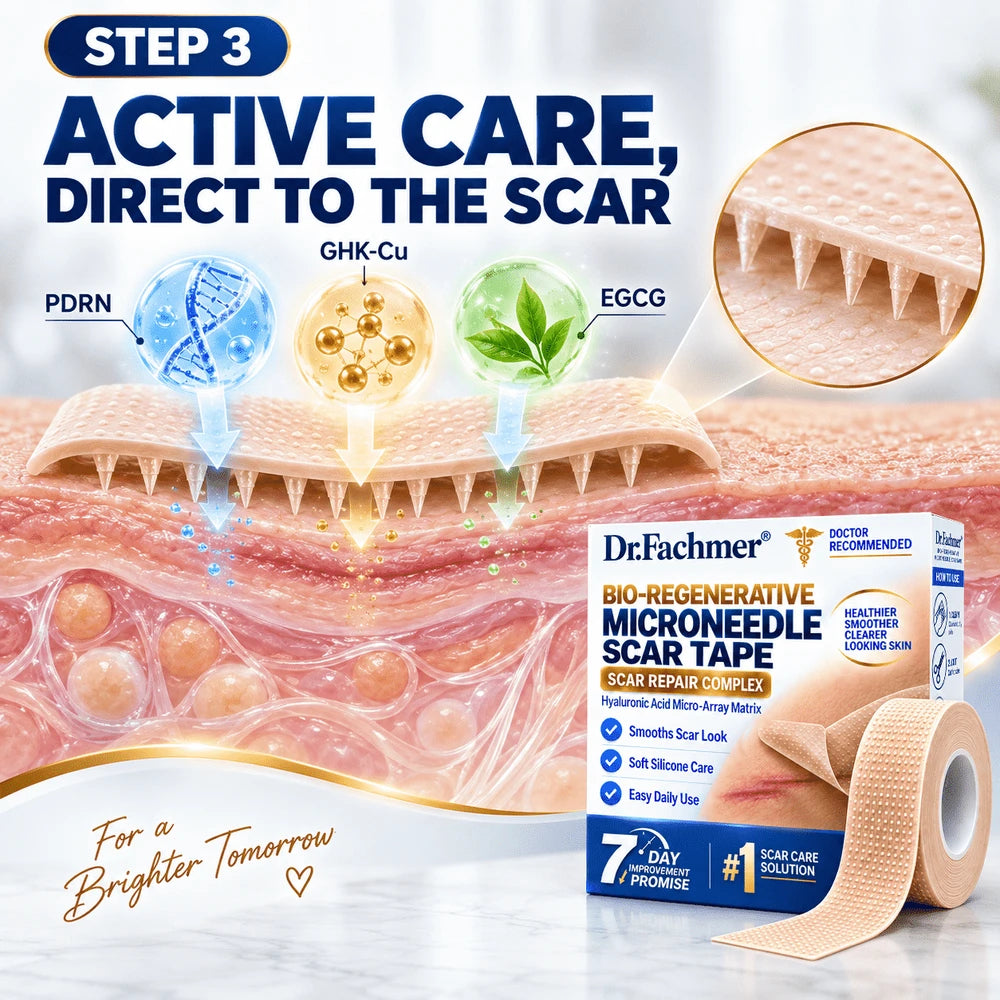 ScarLuxe Advanced Bioactive Microneedle Scar Tape