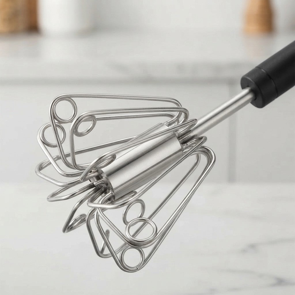 Stainless Steel Semi-Automatic Whisk